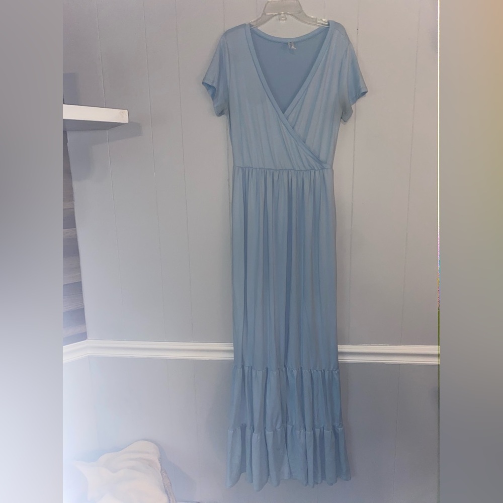 Sky Blue Maxi Dress